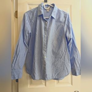 Blue Button Up Blouse